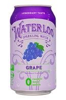 Waterloo Sparkling Water: Waterloo-12oz-2020-SparklingWater-Grape-Front