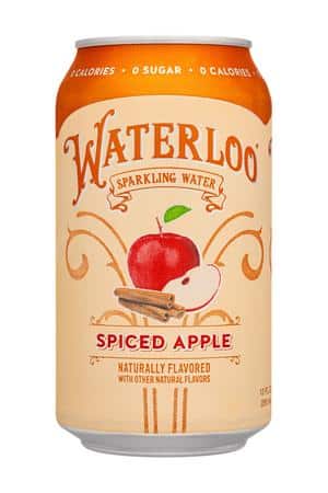 Waterloo Sparkling Water: Waterloo-12oz-2022-SparklingWater-SpicedApple-Front