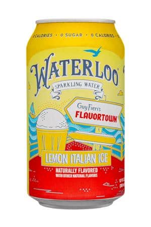 Waterloo Sparkling Water: Waterloo-12oz-2025-Fieri-LemonItalianIce-Front