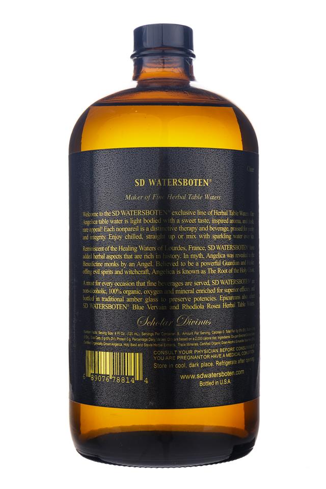 Waters Boten: Watersboten-HerbalTableWater-Angelica-Facts