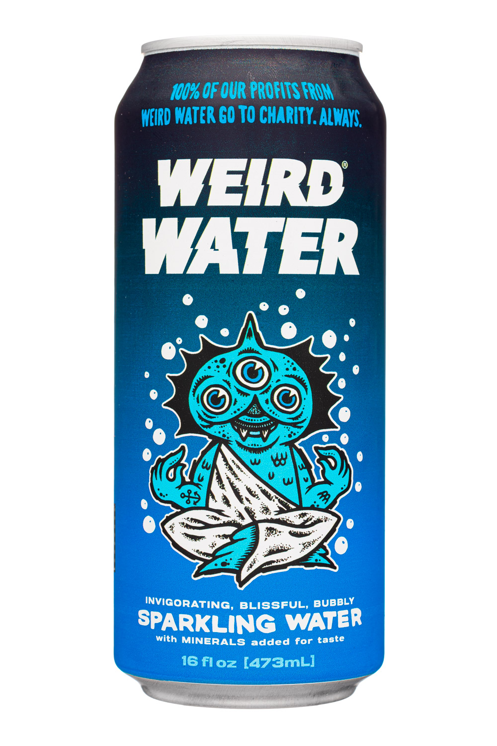 Weird Tea: WeirdBeverages-16oz-2023-Water-Sparkling-Front