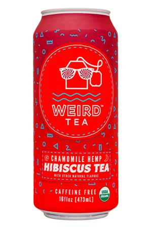 Weird Tea: WeirdTea-16oz-2021-Hibiscus-Front