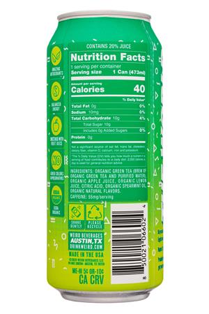 Weird Tea: WeirdTea-16oz-2021-MoroccanMint-Facts