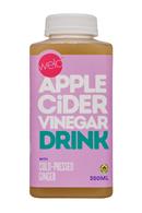 Welo Apple Cider Vinegar: Welo-350ml-ACV-Ginger-Front