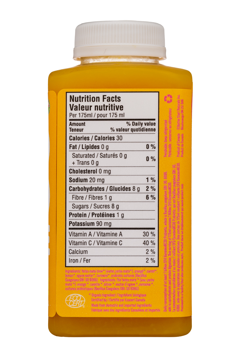 Welo Probiotic : Welo-350ml-ColdPressedProbiotic-OrangeCarrotTurmeric-Facts