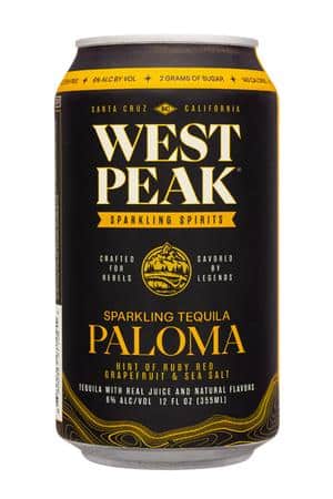 West Peak Sparkling Spirits: WestPeak-12oz-2024-SparklingSpirits-Paloma