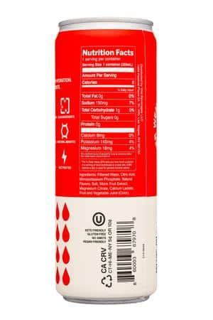 Wet Hydration: WetHydration-12oz-2023-WatermelonLemonLime-Facts