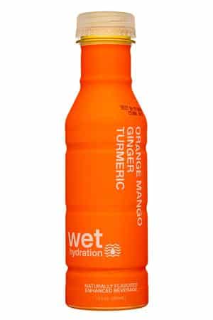 Wet Hydration: WetHydration-12oz-2022-OrangeMangoGingerTurmeric-Front