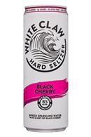 White Claw Hard Seltzer: WhiteClaw-12oz-HardSeltzer-BlackCherry