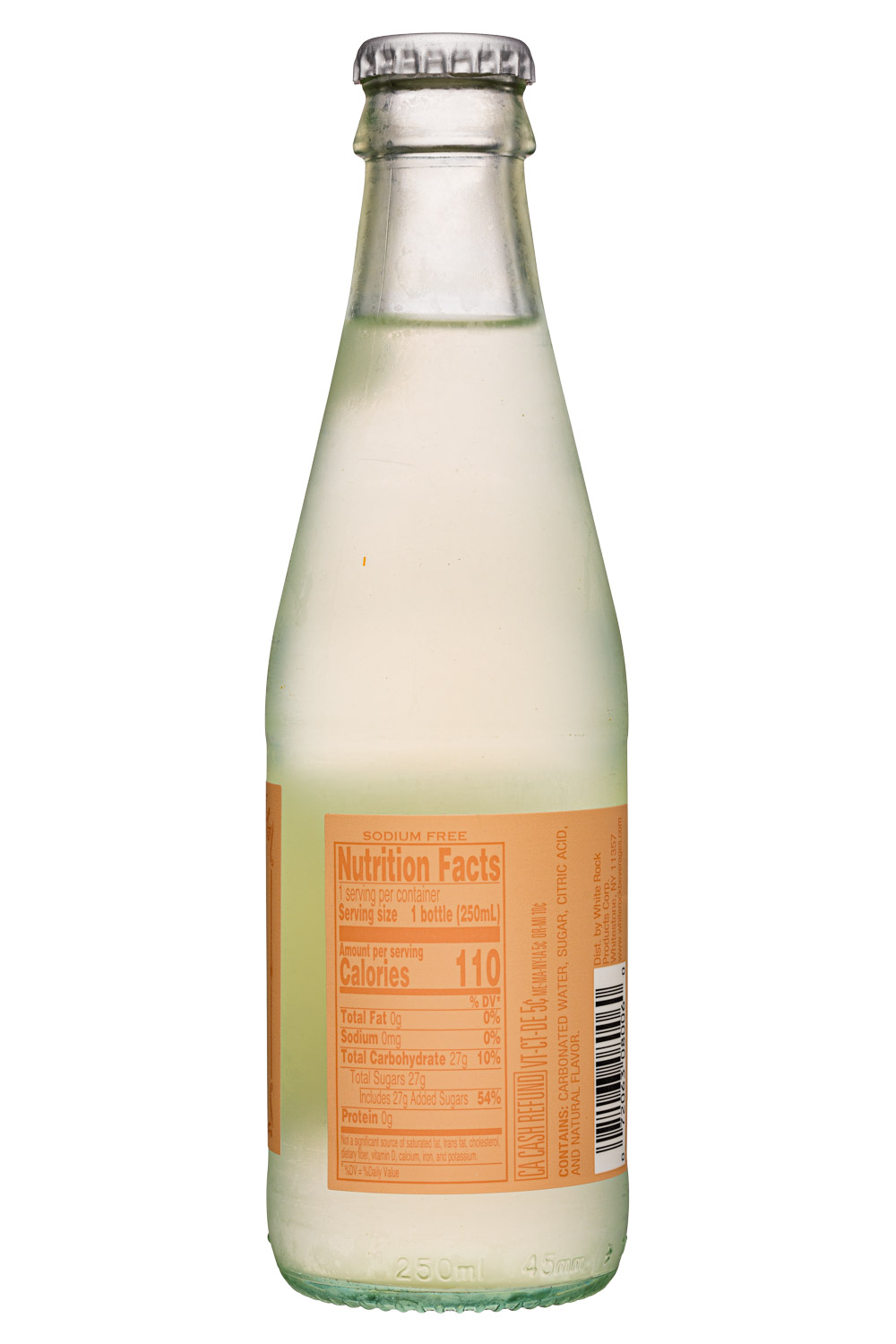 White Rock: WhiteRock-8oz-Mixer-GingerBeer-Facts