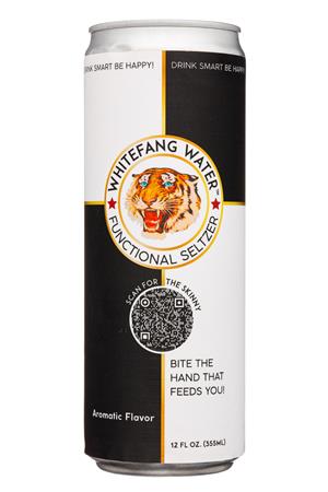 Whitefang Water: WhitefangWater-12oz-2022-FunctionalSeltzer-Front