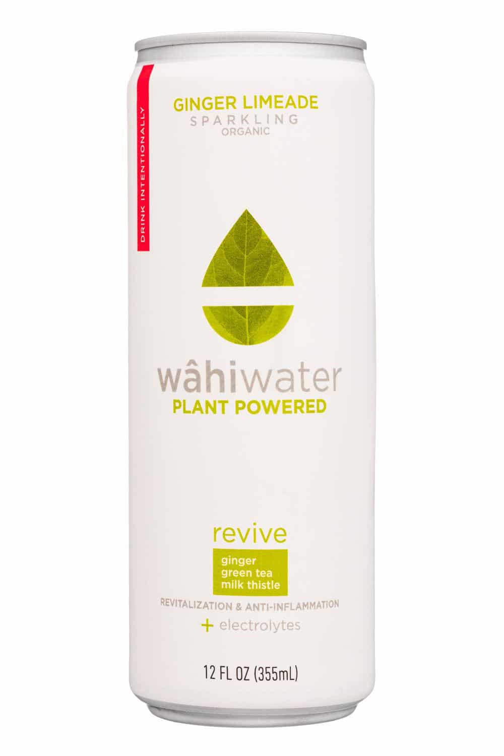 WâhiWater: WahiWater-12oz-2022-Sparkling-GingerLimeade-Front