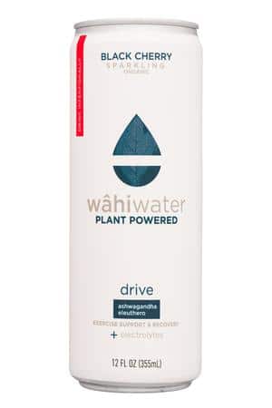 WâhiWater: WahiWater-12oz-2022-Sparkling-BlackCherry-Front