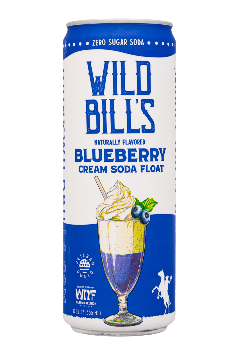 Blueberry Cream Soda Float