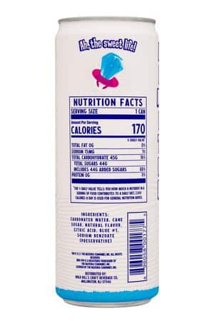 Wild Bills: WildBills-12oz-2024-RingPopSoda-BlueRasp-Facts