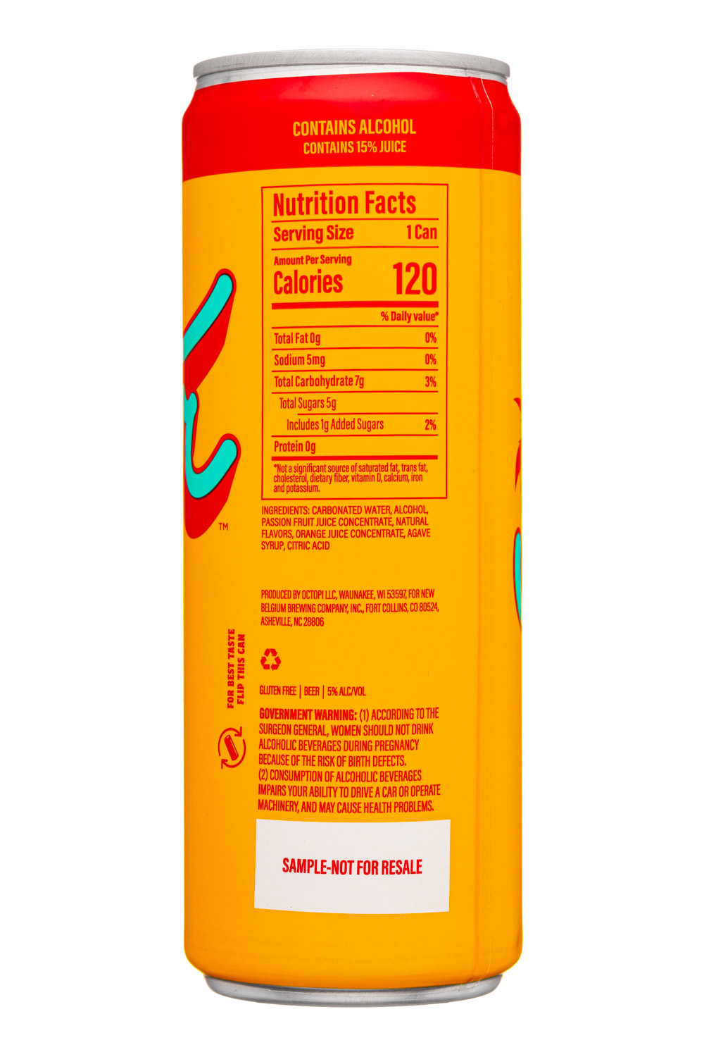 Wild Nectar: WildNectar-12oz-2023-HardJuice-PassionOrangeMango-Facts