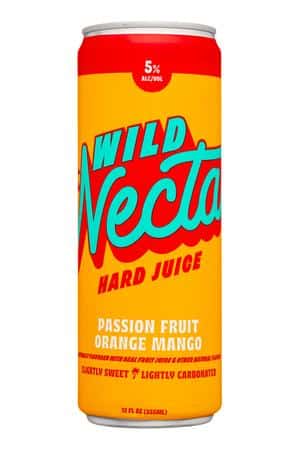 Wild Nectar: WildNectar-12oz-2023-HardJuice-PassionOrangeMango-Front