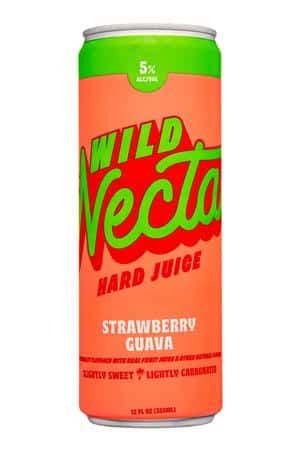Wild Nectar: WildNectar-12oz-2023-HardJuice-StrawbGuava-Front