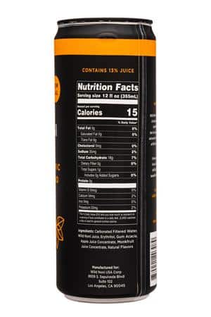 Wild Noni: WildNoni-12oz-2024-Sparkling-GingerTurmeric-Facts