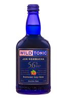 Wild Tonic: WildTonic-JunKombucha-16oz-RaspberryGojiRose-Front
