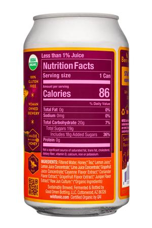 Wild Tonic: WildTonic-12oz-2022-Mocktails-BeesKnees-Facts