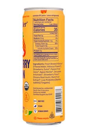Wildwonder: Wildwonder-12oz-2023-Biotic-StrawbPassion-Facts