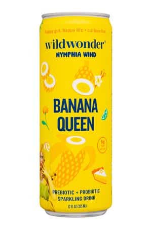 Wildwonder: Wilderwonder-12oz-2024-SparklingBiotic-BananaQueen-Front