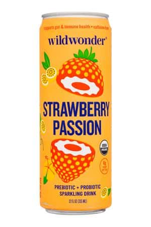 Wildwonder: Wildwonder-12oz-2023-Biotic-StrawbPassion-Front