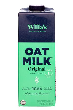 Willa's Kitchen: Willas-32oz-2022-OatMilk-Original-Front