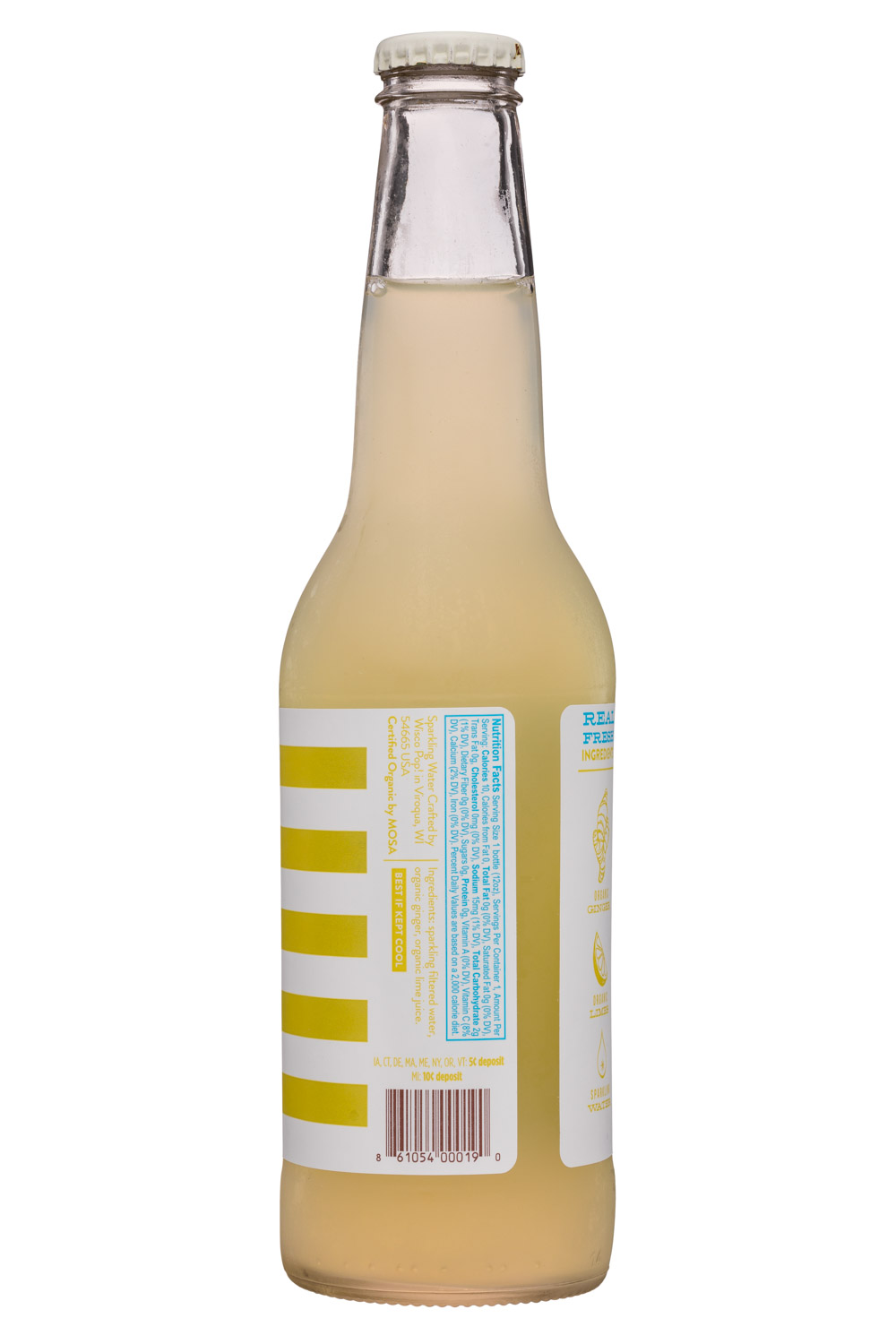 Wisco Pop! Sparkle: WiscoPop-12oz-Sparkle-Unsweet-Ginger-Facts