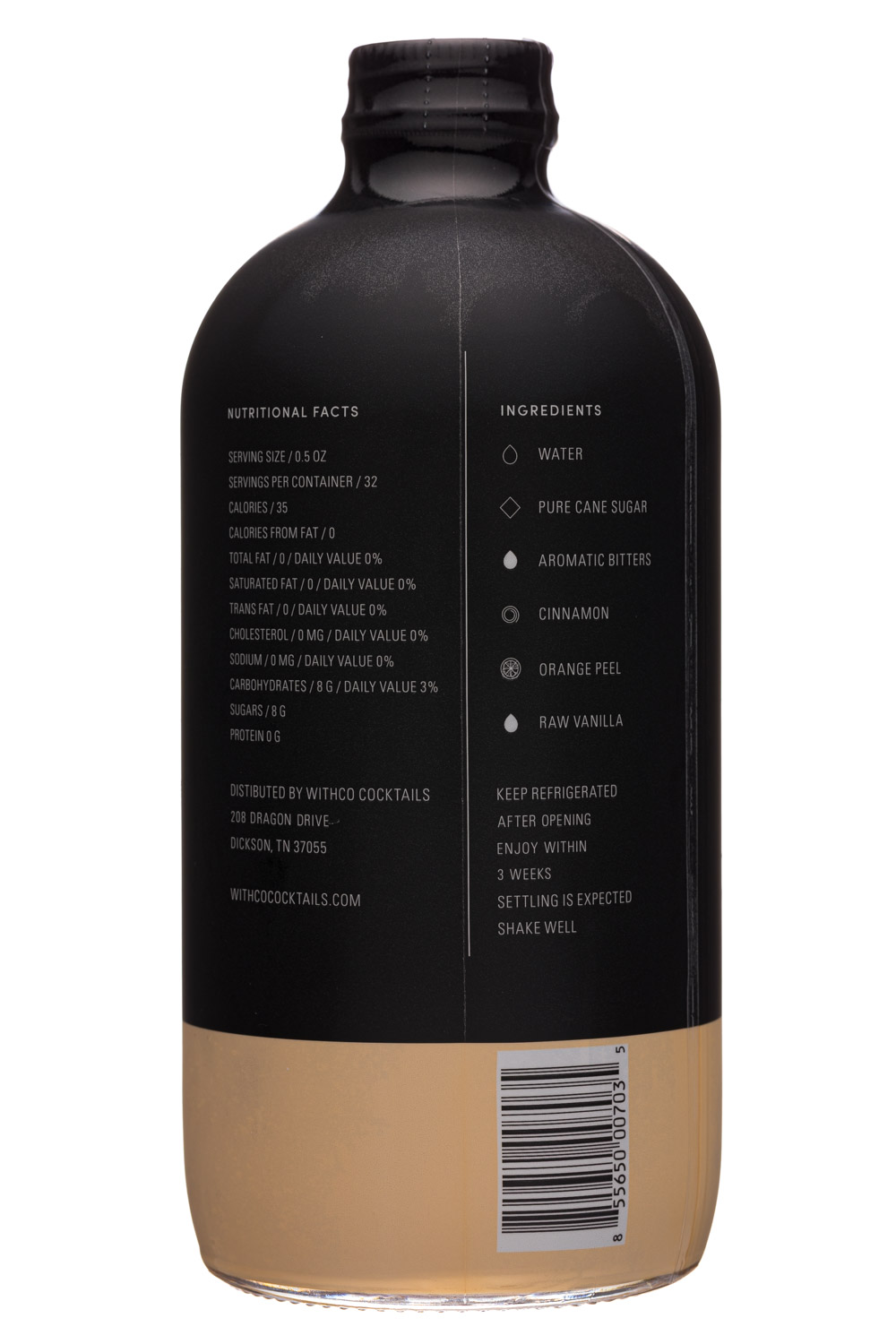 Withco Cocktails: Withco-16oz-2020-Cocktails-EllisOldFash-Facts