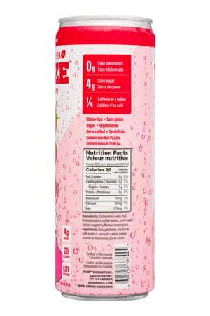 Wize Tea: Wize-12oz-2023-Sparkling-Rasp-Facts