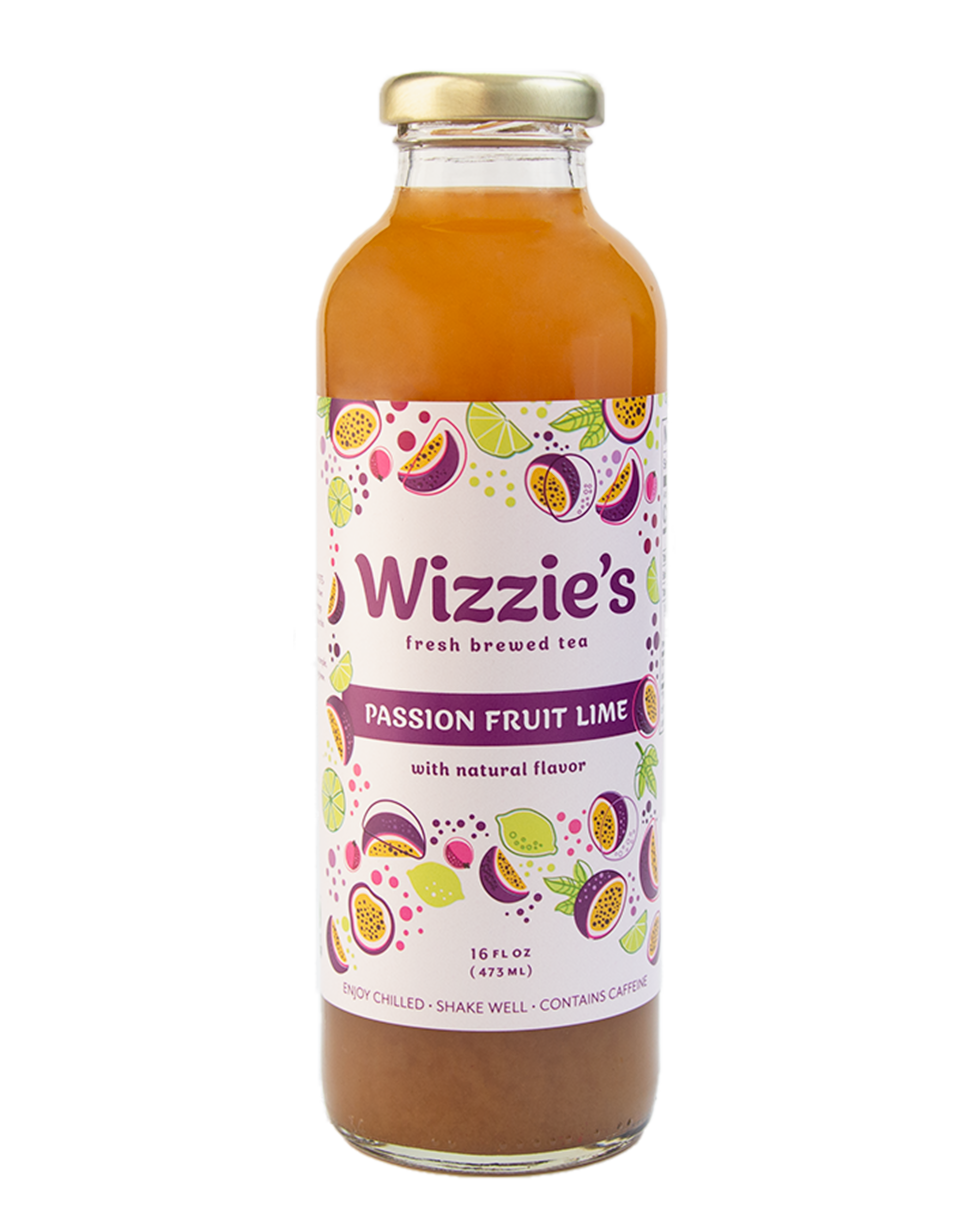 Wizzie's Fresh Brewed Tea: Photo of Passion Fruit Lime - Wizzie's Fresh Brewed Tea (uploaded by company)