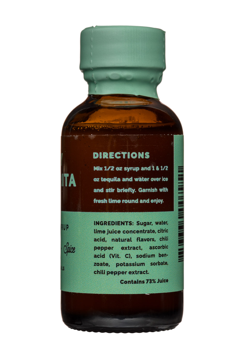 W&P Design: W&PDesign-1oz-CocktailSyrup-SpicyMargarita-Facts
