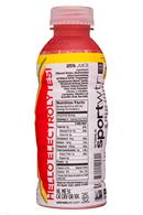 WTRMLN Sport WTR: SportWTR-16oz-Hydration19-LemonLime-Factss
