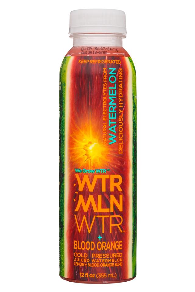 WTRMLN: WTRMLNWTR-12oz-BloodOrange-Front