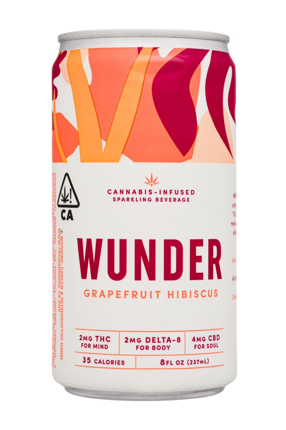 Wunder: Wunder-8oz-2020-SparklingCannabis-GrapefruitHibiscus-Front