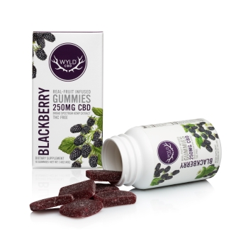 CBD 250 MG Blackberry Gummies 