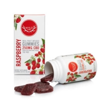 CBD 250 MG Raspberry Gummies 
