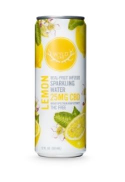 25 MG CBD Lemon Sparkling Water