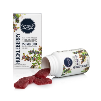 WYLD CBD: Photo of CBD 250 MG Huckleberry Gummies  - WYLD CBD (uploaded by company)