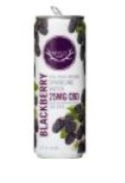 WYLD CBD: Photo of 25 MG CBD Blackberry Sparkling Water - WYLD CBD (uploaded by company)