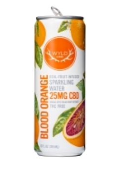 WYLD CBD: Photo of 25 MG CBD Blood Orange Sparkling Water - WYLD CBD (uploaded by company)