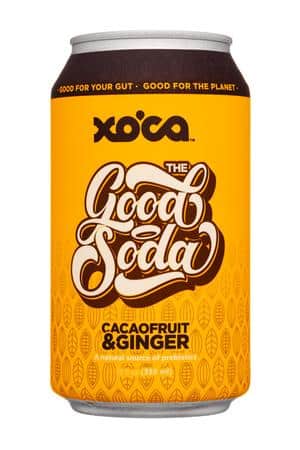 Xoca: XoCa-12oz-2022-TheGoodSoda-CacaoGinger-Front