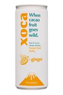 Xoca: Xoca-8oz-CacaoFruitSoda-Ginger-Front