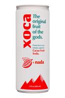 Xoca: Xoca-8oz-CacaoFruitSoda-Nada-Front