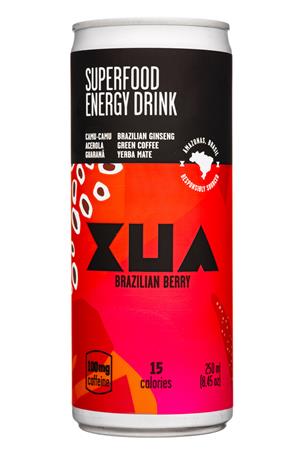 XUA: XUA-250ml-2021-EnergyDrink-BrazilianBerry-Front