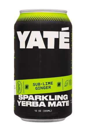 Yate: Yate-12oz-2023-SparklingYerbaMate-SublimeGinger-Front