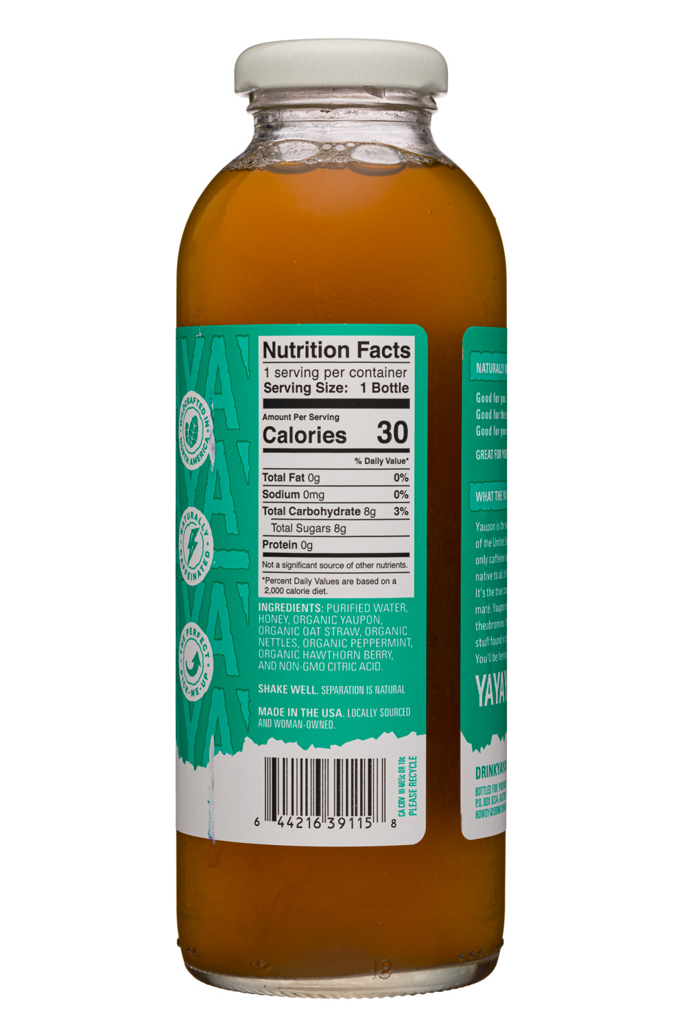 Yayaya: Yayaya-14oz-2020-Yaupon-MintedMind-Facts