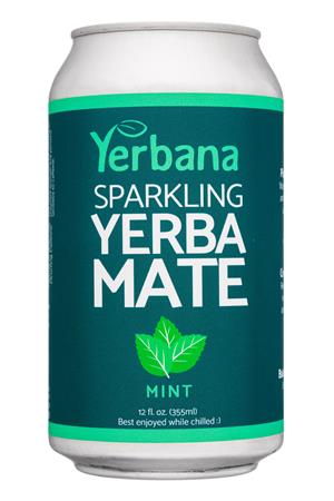 Yerbana: Yerbana-12oz-2021-SparklingYerbaMate-Mint-Front